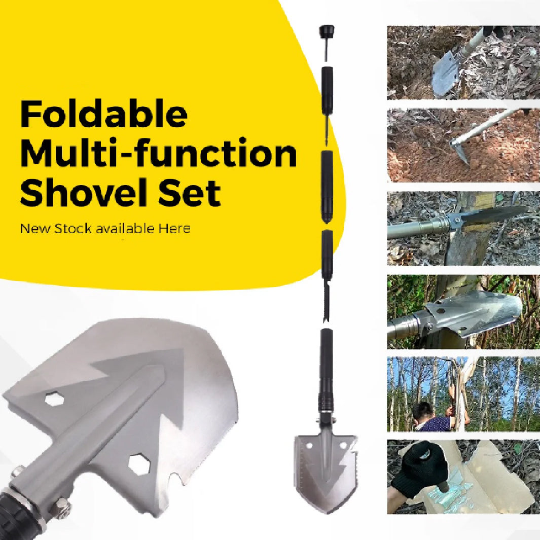 Foldable Multi-function Shovel Set