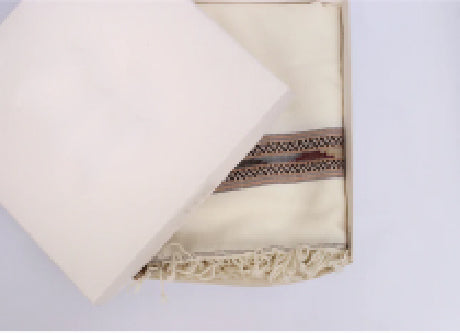 Wool Shawl OFF White