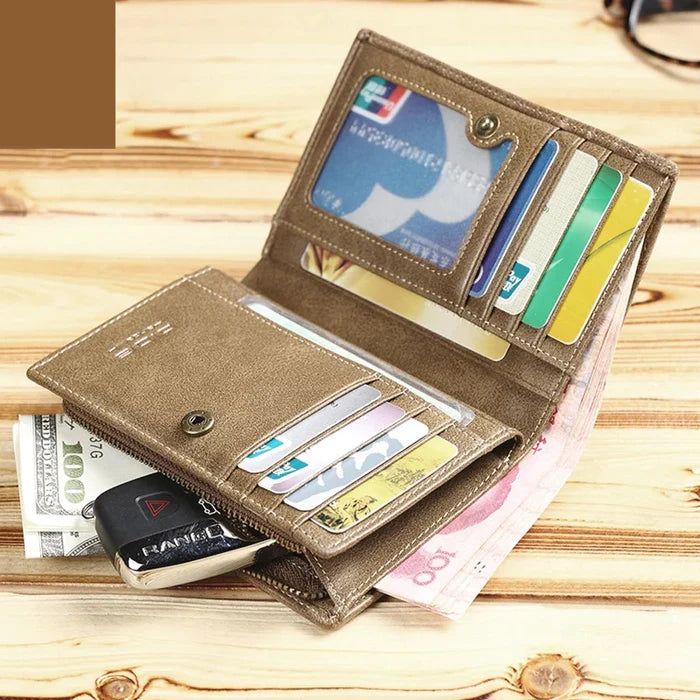 DIDE Brand Business PU Leather Wallet